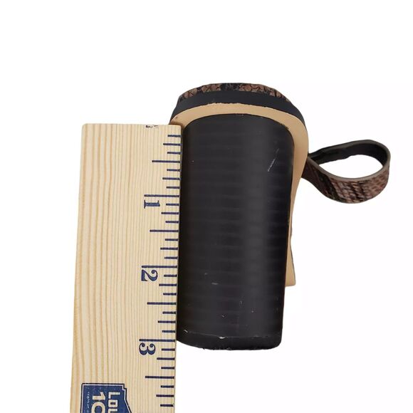 French Connection Lori Snakeskin Heels Womens 6.5 Sandals Open Toe Block - Picture 9 of 14